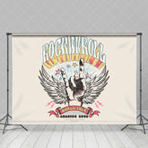 Aperturee - Vinatge Rock N Roll Hand Wing World Tour Backdrop